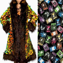Load image into Gallery viewer, Long Holo Lava Tarot Coat *READY TO SHIP!*
