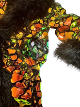 Load image into Gallery viewer, Long Holo Lava Tarot Coat *READY TO SHIP!*