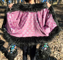Load image into Gallery viewer, STARSTRUCK Silver Holo Cropped Coat *MADE TO ORDER*