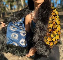 Load image into Gallery viewer, STAR STRUCK Gold Holo cropped coat *MADE TO ORDER*