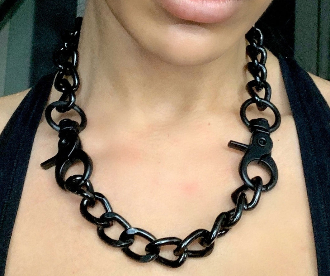 Black Magic Metal Chain Necklace