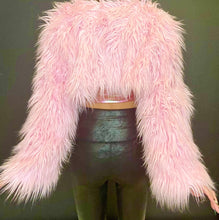 Load image into Gallery viewer, Baby Pink Hearts Bolero Coat