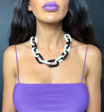Load image into Gallery viewer, Wednesday Inspired Acrylic Chain Chokers