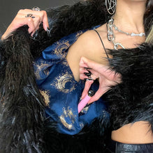 Load image into Gallery viewer, STAR STRUCK Gold Holo cropped coat *MADE TO ORDER*