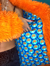Load image into Gallery viewer, Orange Fungi Collar Coat *READY TO SHIP!*