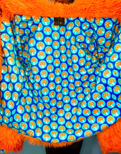 Load image into Gallery viewer, Orange Fungi Collar Coat *READY TO SHIP!*