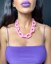 Load image into Gallery viewer, Solid Color Acrylic Chain Choker/Necklace