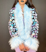 Load image into Gallery viewer, Pastel Cosmic Star crop coat *MADE TO ORDER*