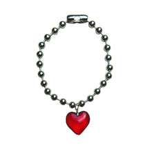 Load image into Gallery viewer, Heart of Glass Stainless Steel Ball Chain Choker/Necklace
