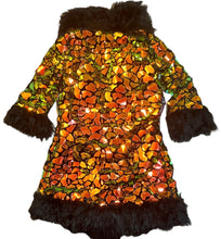 Load image into Gallery viewer, Long Holo Lava Tarot Coat *READY TO SHIP!*
