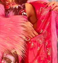 Load image into Gallery viewer, Pink Sparkle Stardust Coat Hip Length
