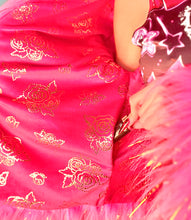 Load image into Gallery viewer, Pink Sparkle Stardust Coat Hip Length
