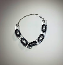 Load image into Gallery viewer, Two-toned Acrylic Chain Choker/Necklace
