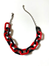 Load image into Gallery viewer, Two-toned Acrylic Chain Choker/Necklace
