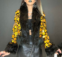 Load image into Gallery viewer, STAR STRUCK Gold Holo cropped coat *MADE TO ORDER*
