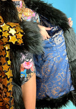 Load image into Gallery viewer, Long Cosmic Gold Star Coat *MADE TO ORDER*
