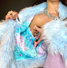 Load image into Gallery viewer, Pastel Cosmic Star crop coat *MADE TO ORDER*
