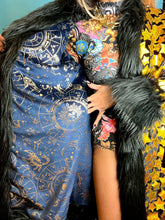 Load image into Gallery viewer, Long Cosmic Gold Star Coat *MADE TO ORDER*

