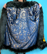 Load image into Gallery viewer, Long Cosmic Gold Star Coat *MADE TO ORDER*
