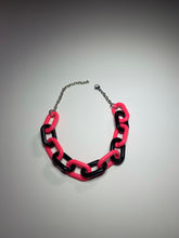 Load image into Gallery viewer, Two-toned Acrylic Chain Choker/Necklace
