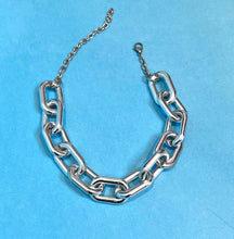 Load image into Gallery viewer, Chrome Acrylic Chain Choker/Necklace
