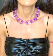 Load image into Gallery viewer, Clear Acrylic Chain Choker/Necklace
