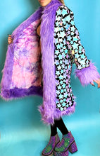 Load image into Gallery viewer, Long Pastel Cosmic Star with Purple Faux fur &amp; Soft Lining
