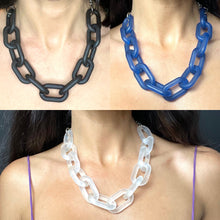 Load image into Gallery viewer, Frost Acrylic Chain Choker/Necklace
